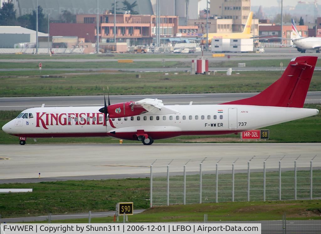F-WWER, 2006 ATR 72-212A C/N 737, C/n 737 - To be VT-KAE
