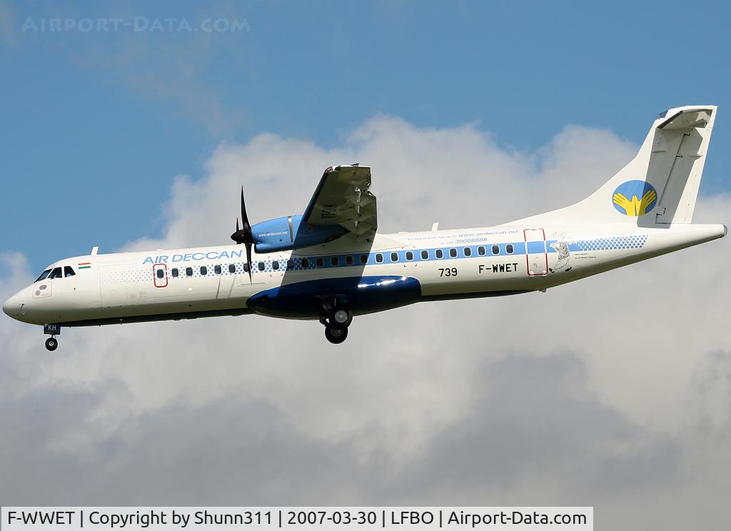 F-WWET, 2007 ATR 72-212A C/N 739, C/n 739 - To be VT-DKH