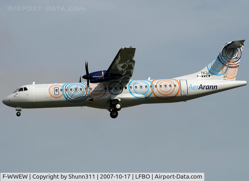 F-WWEW, 2007 ATR 72-212A C/N 760, C/n 760 - To be EI-REM