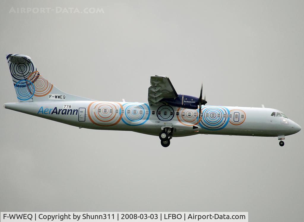 F-WWEQ, 2008 ATR 72-212A C/N 778, C/n 778 - To be EI-REN