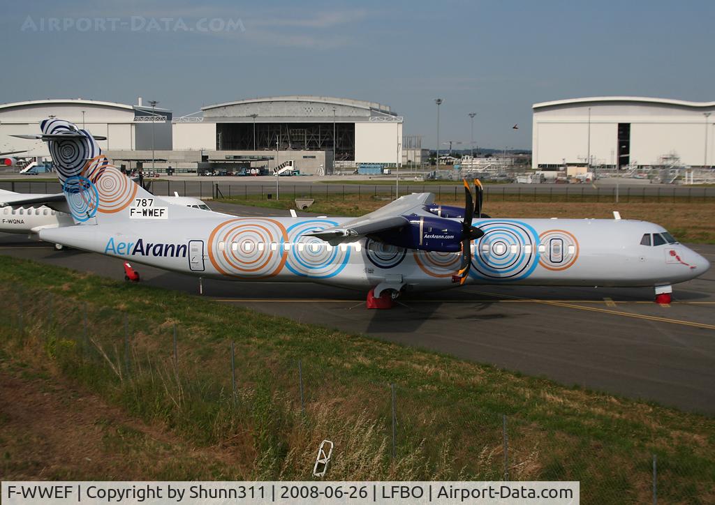 F-WWEF, 2008 ATR 72-212A C/N 787, C/n 787 - To be EI-REO