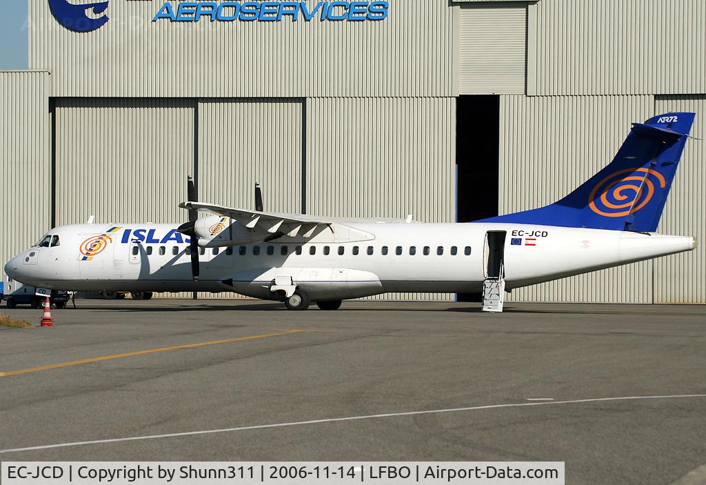 EC-JCD, 1995 ATR 72-202 C/N 452, Parked at the Latecoere Aeroservices facilty...