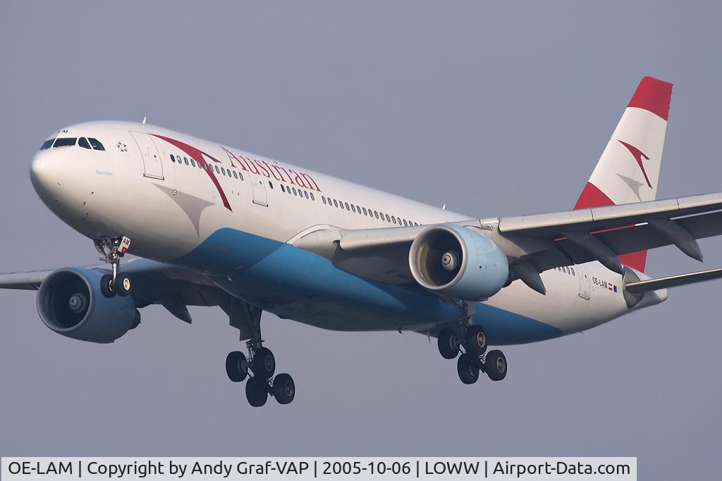 OE-LAM, 1998 Airbus A330-223 C/N 223, Austrian Airlines A330-200