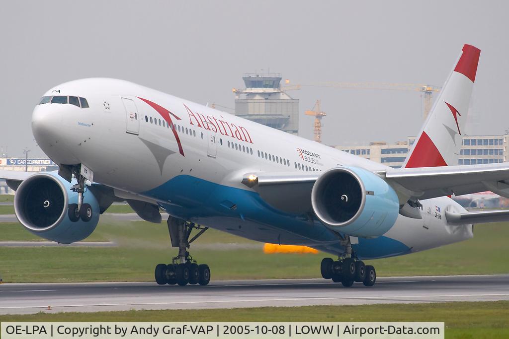 OE-LPA, 1997 Boeing 777-2Z9/ER C/N 28698, Austrian Airlines 777-200