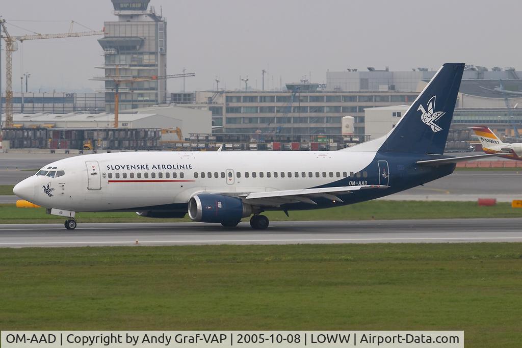 OM-AAD, 1987 Boeing 737-33A C/N 23636, Slovak Airlines 737-300