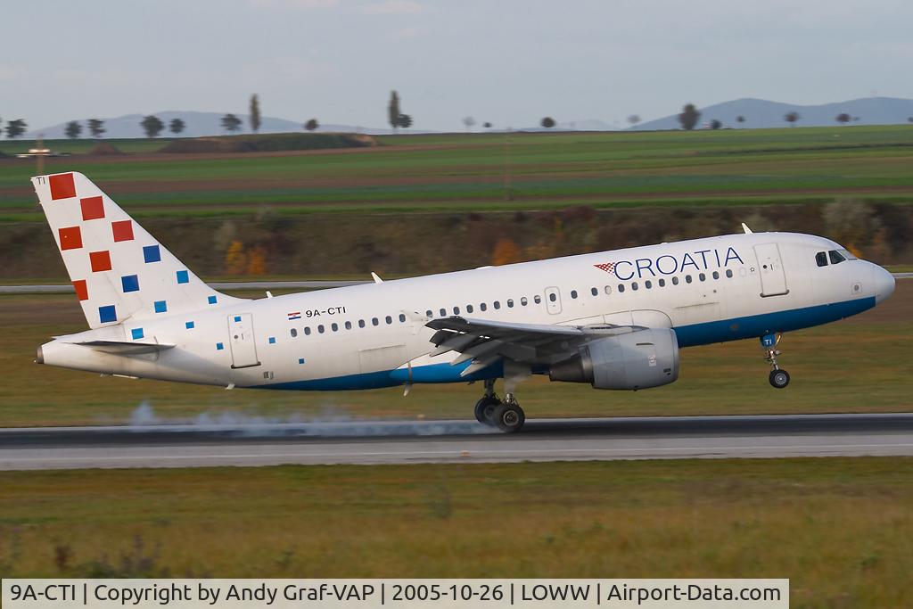 9A-CTI, 1999 Airbus A319-112 C/N 1029, Croatia Airlines A319