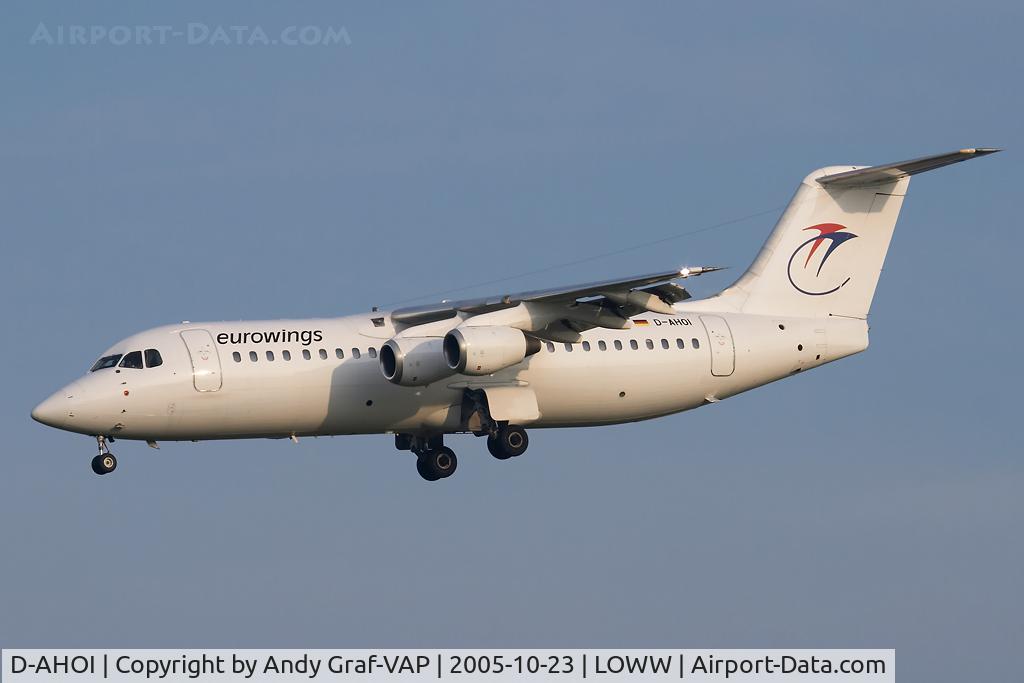 D-AHOI, 1990 British Aerospace BAe.146-300A C/N E3187, Eurowings Bae146