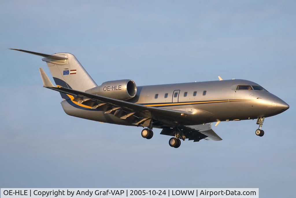 OE-HLE, 1985 Canadair Challenger 601 (CL-600-2A12) C/N 3047, CL600