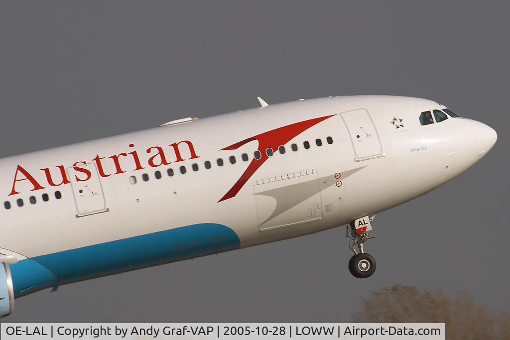 OE-LAL, 1999 Airbus A340-313 C/N 263, Austrian Airlines A340-300