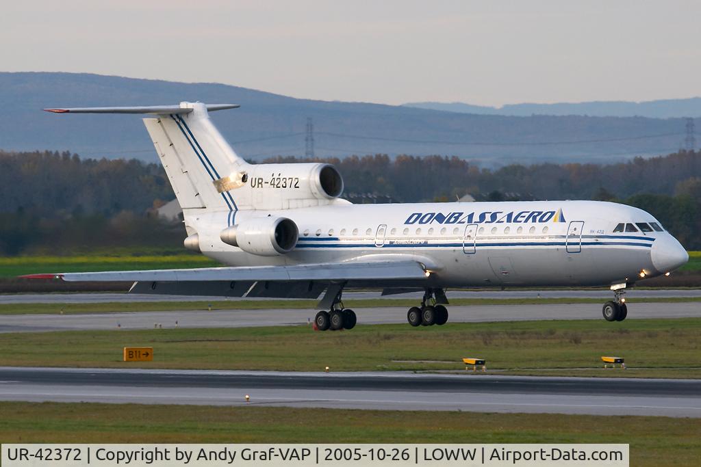 UR-42372, Yakovlev Yak-42D C/N 4520423914266, Donbassaero Y42