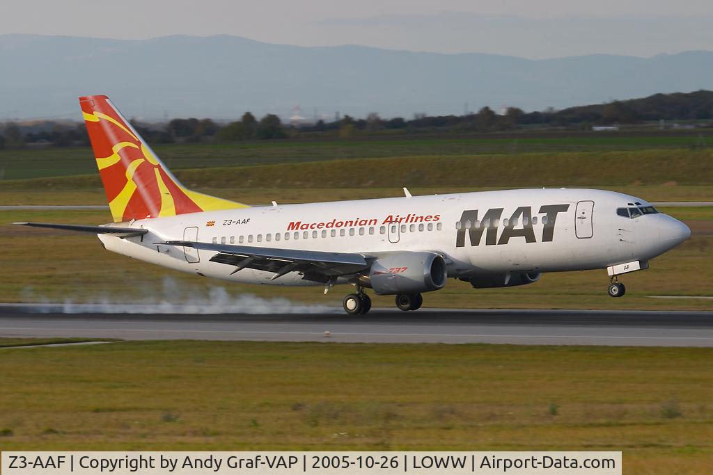 Z3-AAF, 1988 Boeing 737-3B7 C/N 23858, Macedonian Airlines 737-300