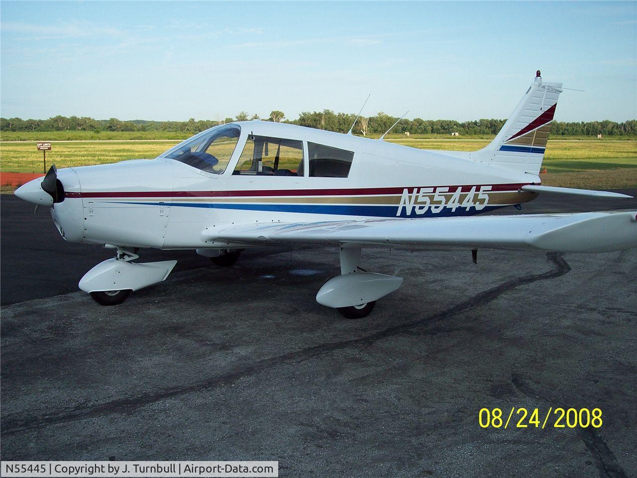 N55445, 1973 Piper PA-28-140 Cherokee C/N 28-7325402, N55445