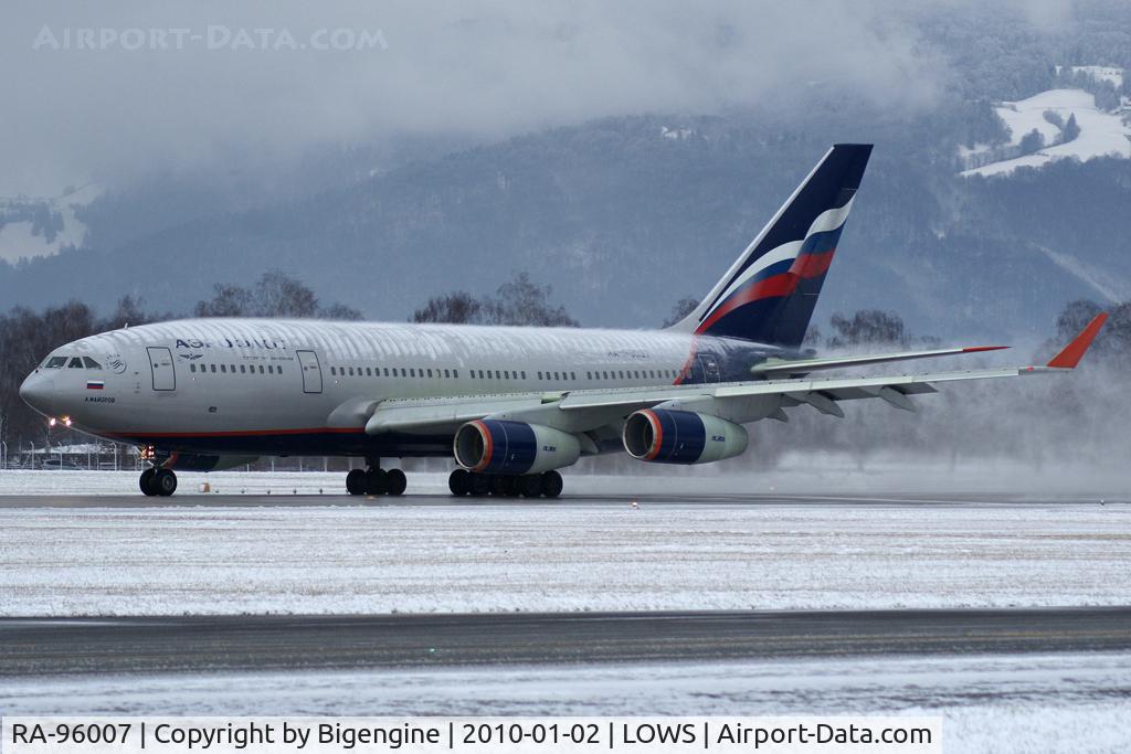 RA-96007, 1992 Ilyushin Il-96-300 C/N 74393201004, Aeroflot