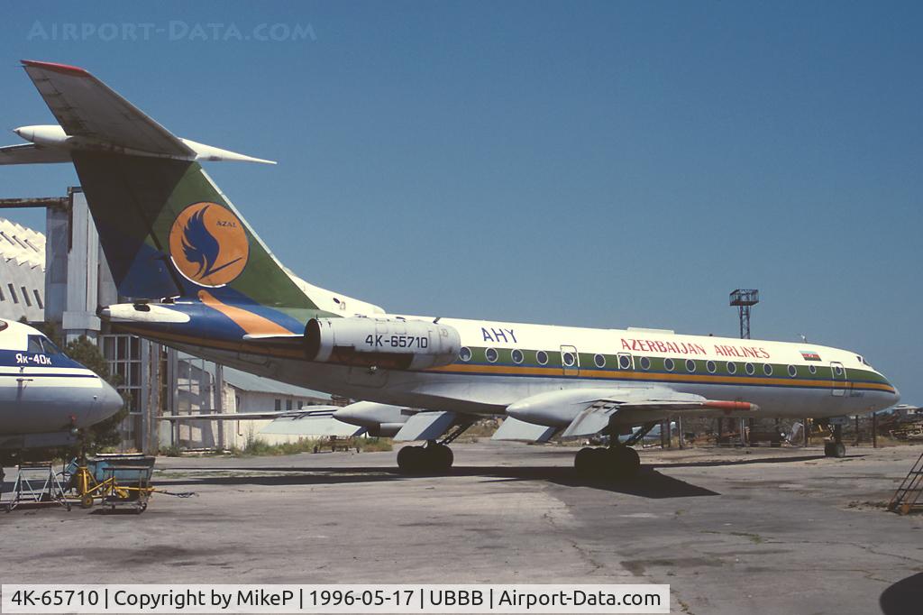 4K-65710, Tupolev Tu-134B-3 C/N 63490, This aircraft was last seen at Baku during 2003.
