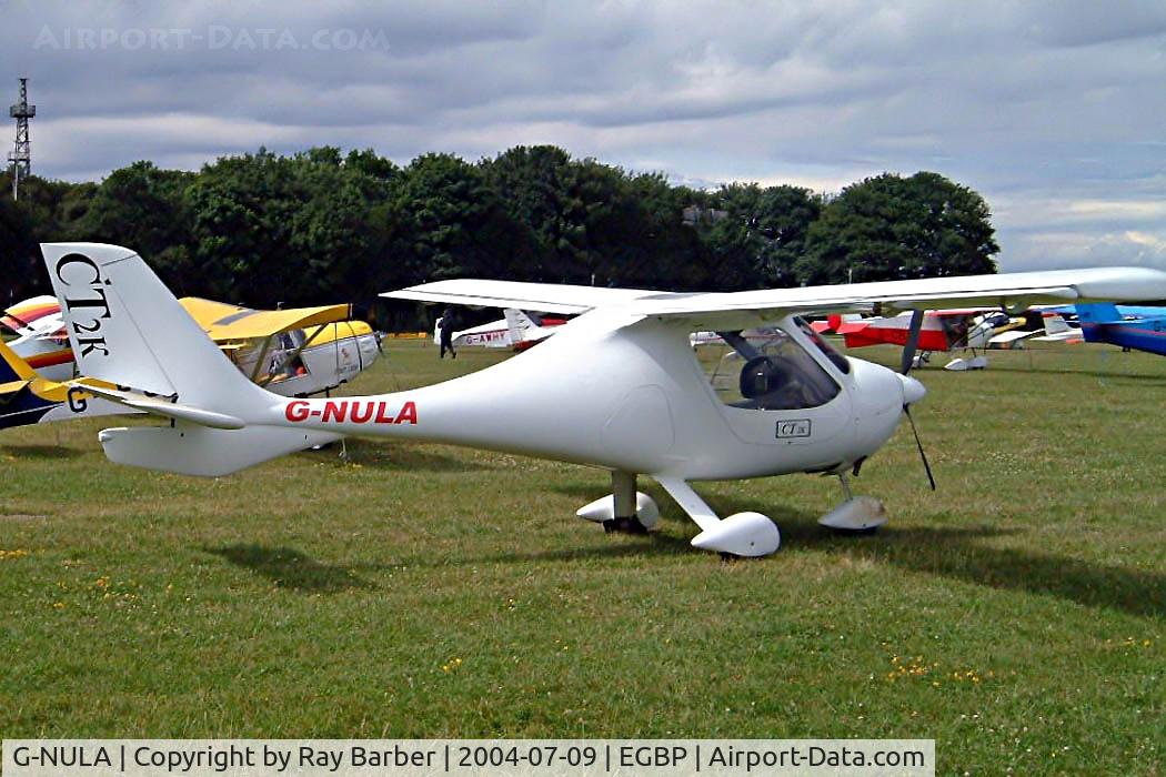 G-NULA, 2002 Flight Design CT2K C/N 02.05.05.04, Flight Design CT2K [02.05.05.04] Kemble~G 09/07/2004. Seen at the PFA Fly in 2004 Kemble UK.