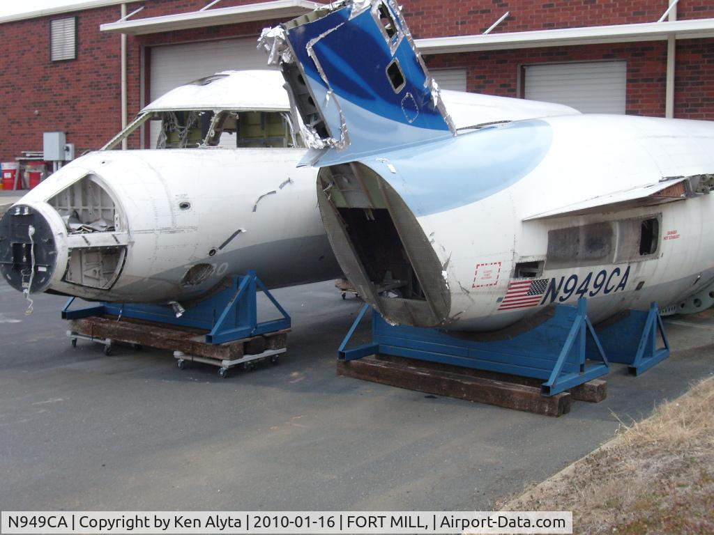 N949CA, Canadair CRJ-100ER (CL-600-2B19) C/N 7080, Missing a few more parts / Fort Mill SC