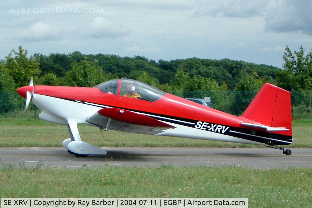 SE-XRV, 2001 Vans RV-6 C/N 23793, Van's RV-6 [23793] Kemble~G 11/07/2004. Seen taxiing out for departure PFA Kemble 
