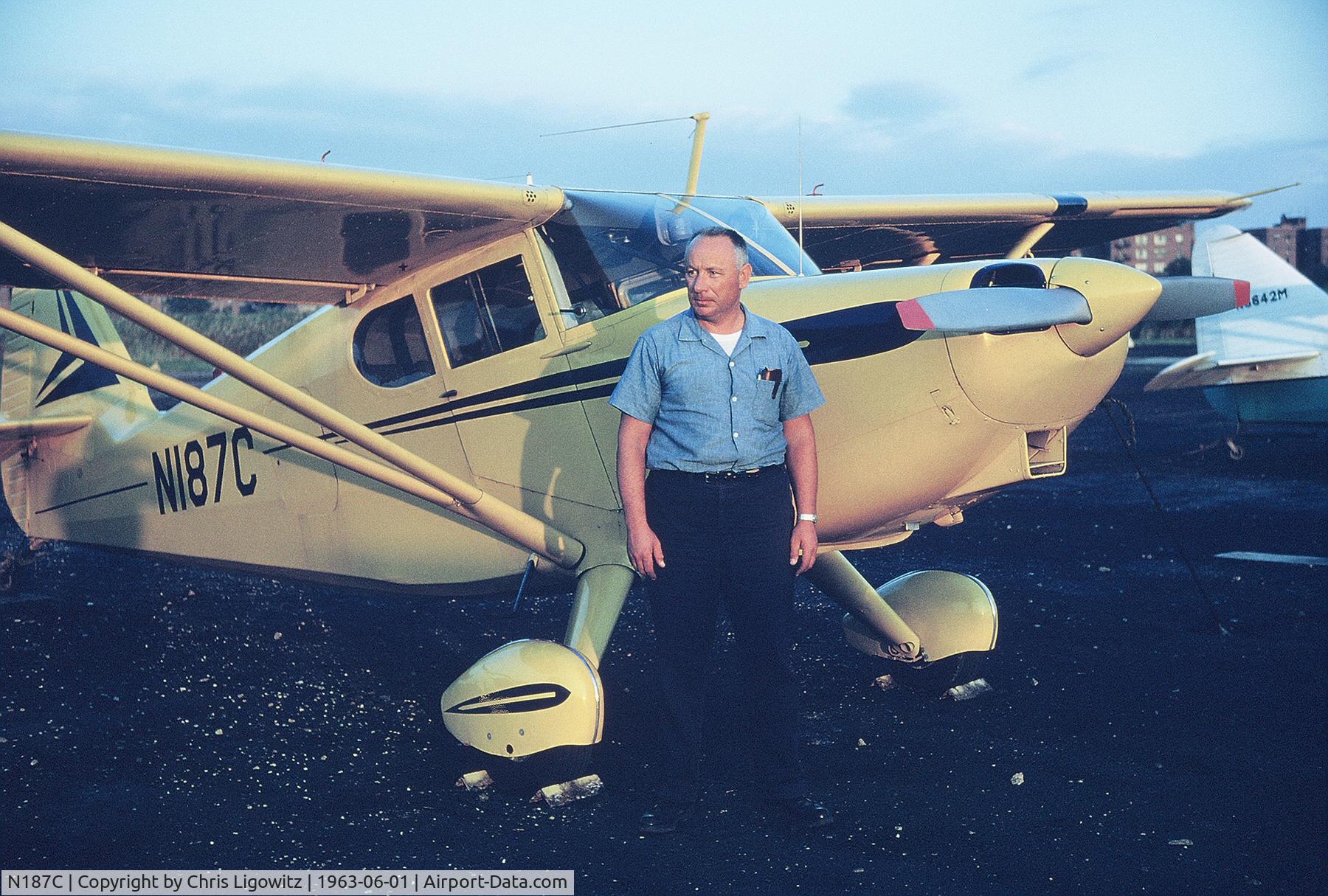 N187C, 1947 Stinson 108-2 Voyager C/N 108-3187, Toney Ligowitz - Owner at time of photo