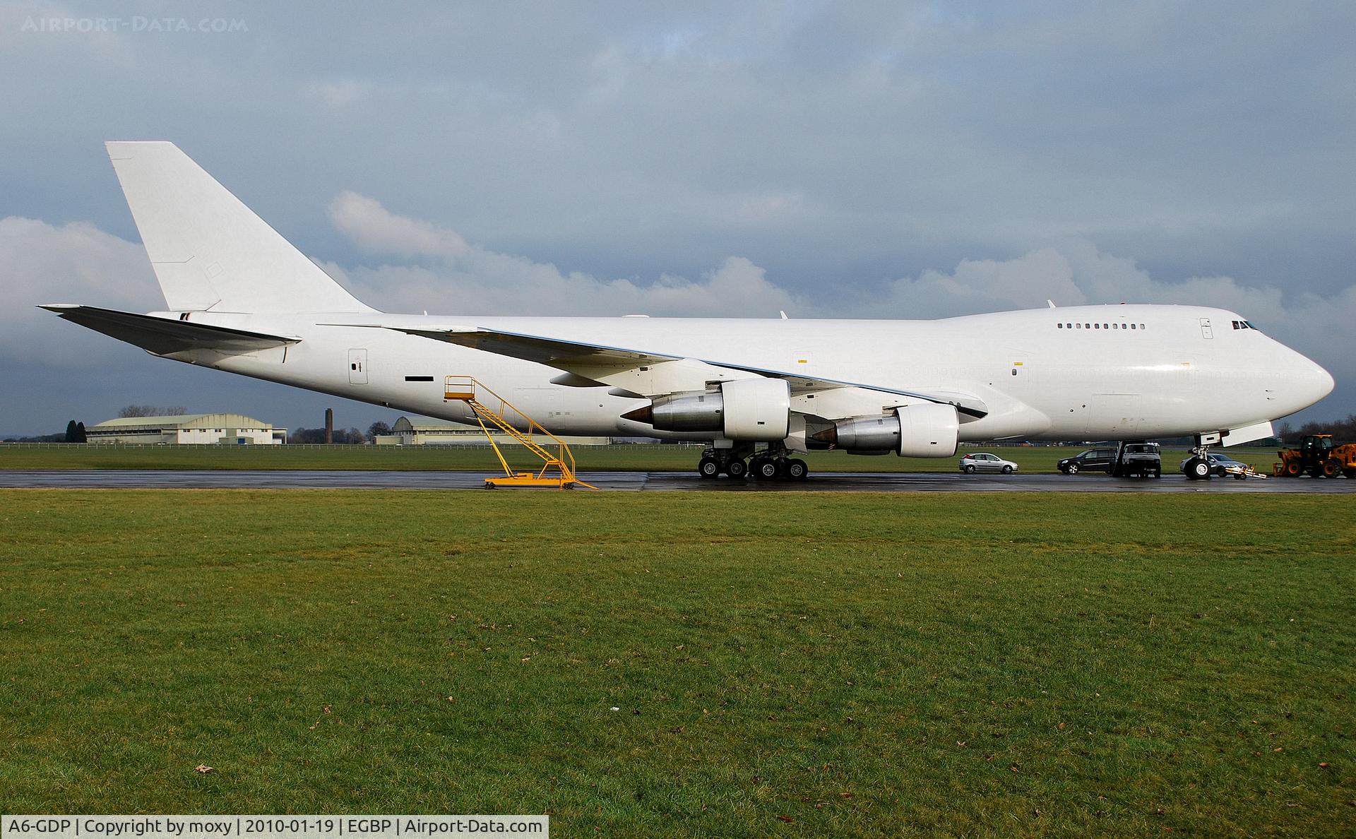 A6-GDP, 1975 Boeing 747-2B4B C/N 21098, B747-200F for recycling Kemble. Been carrying horses for the last few years, a regular visitor to Louisville, Kentucky. Presumably for the Derby.