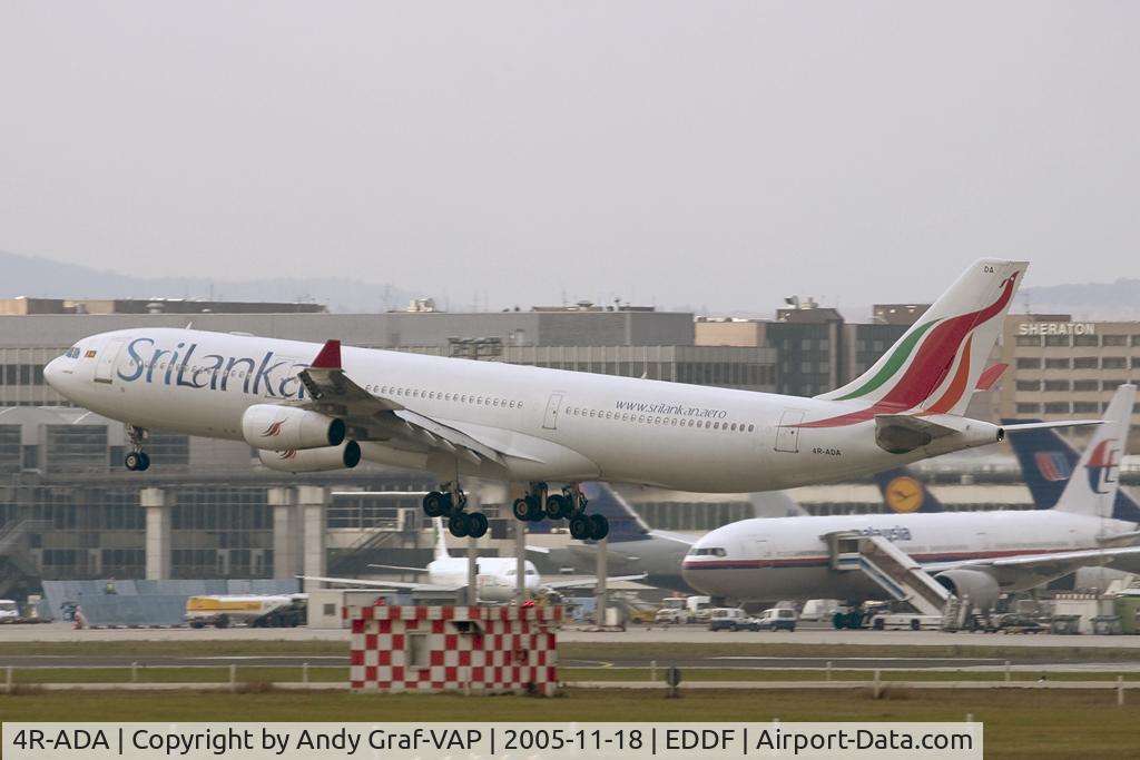 4R-ADA, 1994 Airbus A340-311 C/N 032, SriLankan A340-300
