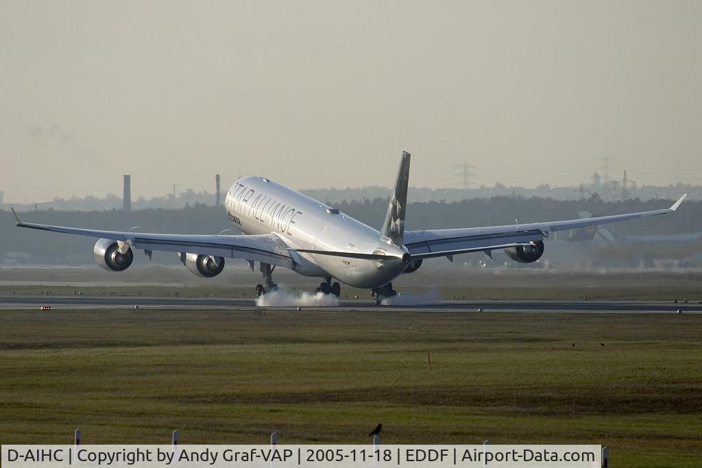 D-AIHC, 2003 Airbus A340-642 C/N 523, Lufthansa A340-600