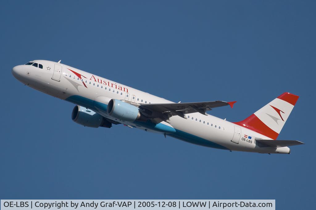 OE-LBS, 2000 Airbus A320-214 C/N 1189, Austrian Airlines A320