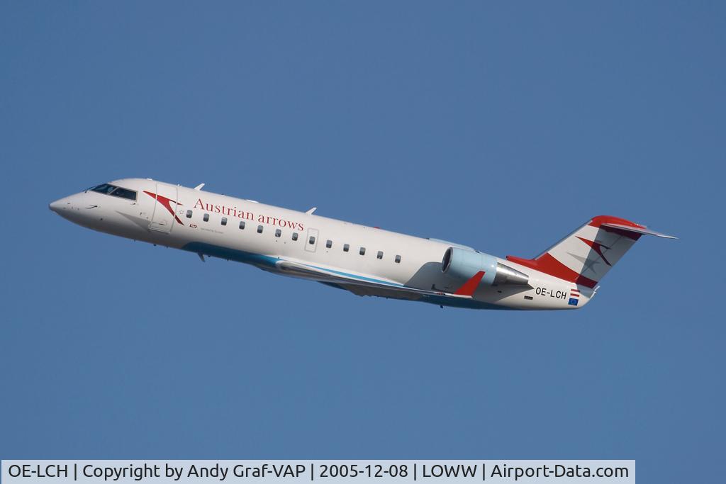 OE-LCH, 1996 Canadair CRJ-200LR (CL-600-2B19) C/N 7110, Austrian Arrows CRJ