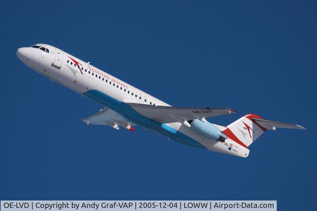 OE-LVD, 1994 Fokker 100 (F-28-0100) C/N 11515, Austrian Arrows F100