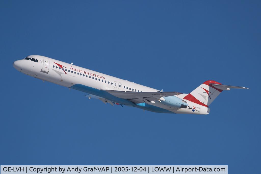 OE-LVH, 1993 Fokker 100 (F-28-0100) C/N 11456, Austrian Arrows F100