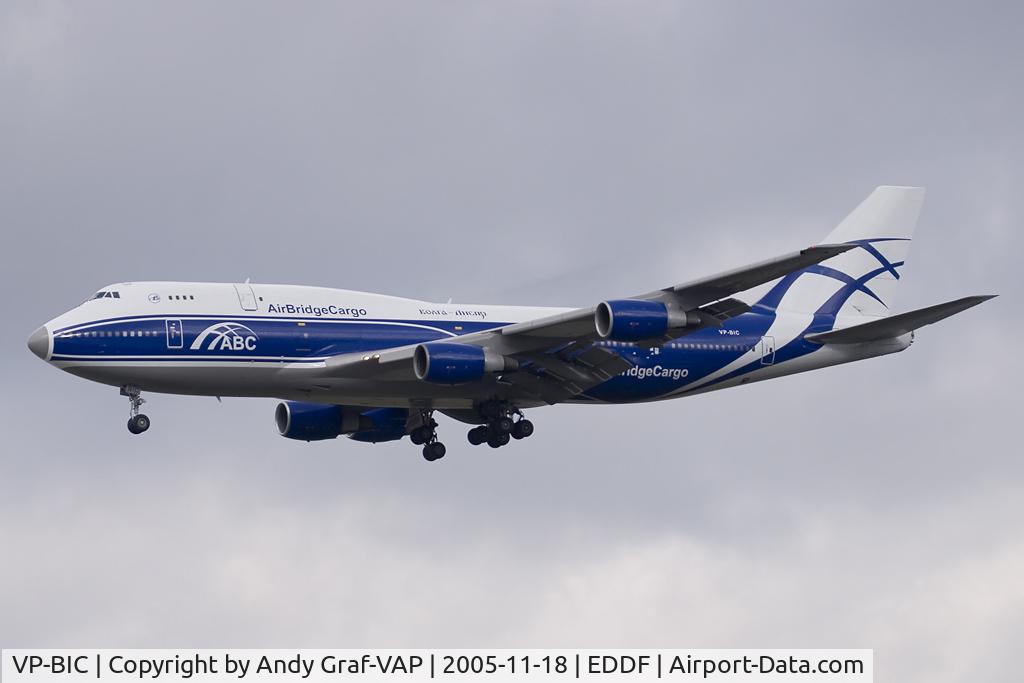 VP-BIC, 1990 Boeing 747-329M/SF C/N 24837/810, Air Bridge 747-300