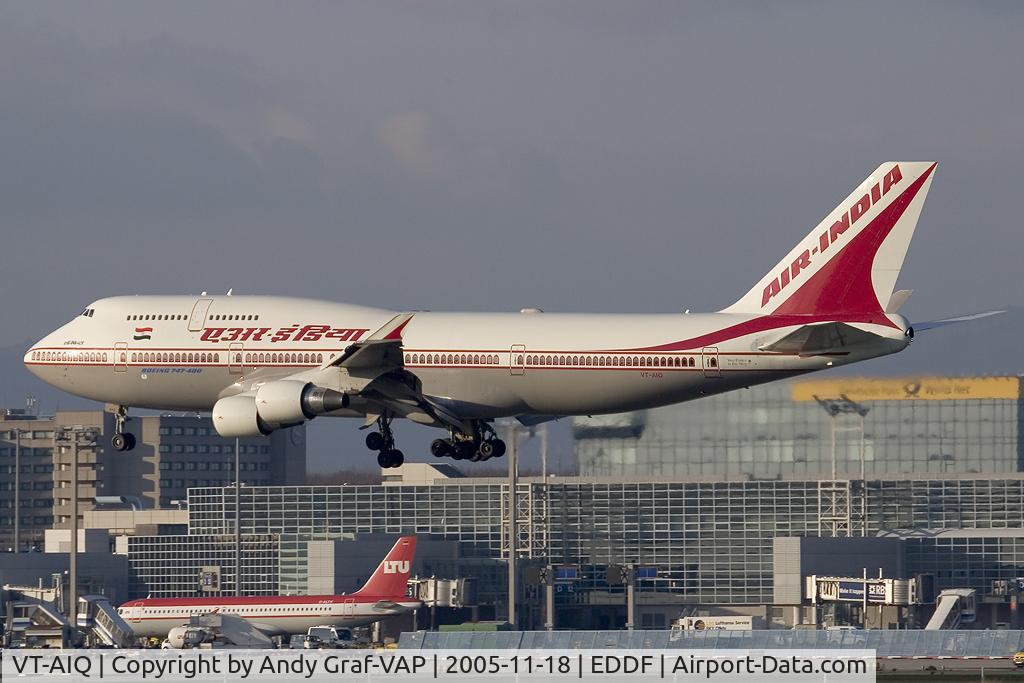 VT-AIQ, 1991 Boeing 747-412/BCF C/N 24975, Air India 747-400