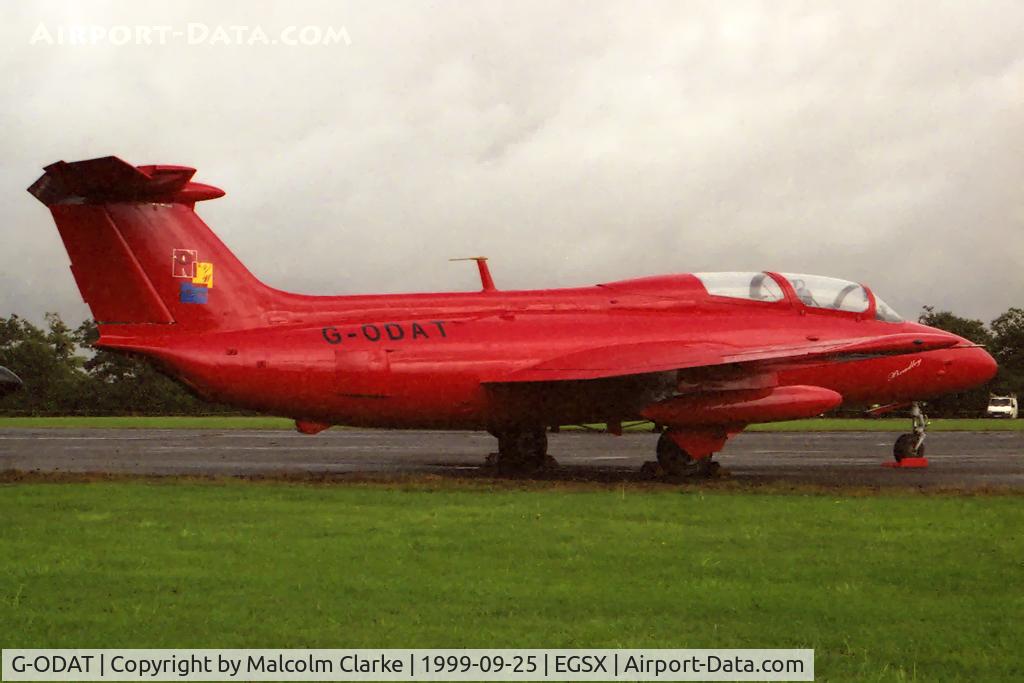 G-ODAT, 1971 Aero L-29 Delfin C/N 194227, Aero L-29 Delfin at North Weald Airfield, UK in 1999.