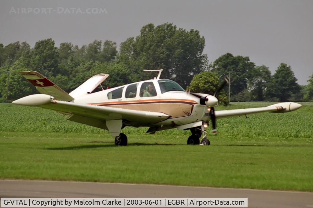 G-VTAL, 1965 Beech V35 Bonanza C/N D-7978, Beech V35 Bonanza at Breighton Airfield, UK in 2003.