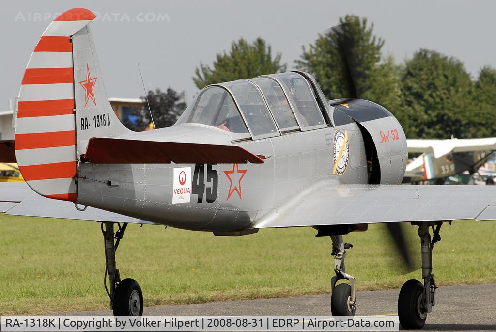 RA-1318K, 1988 Yakovlev Yak-52 C/N 888603, at Pirmasens open day