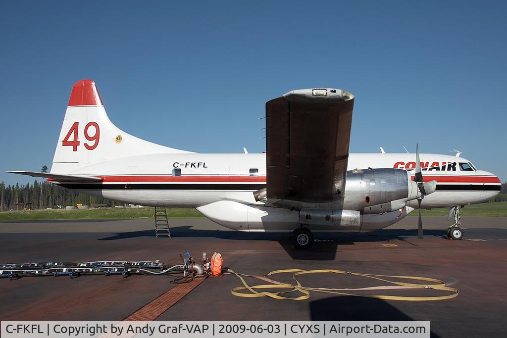 C-FKFL, 1957 Convair CV-580 C/N 465, Conair C580