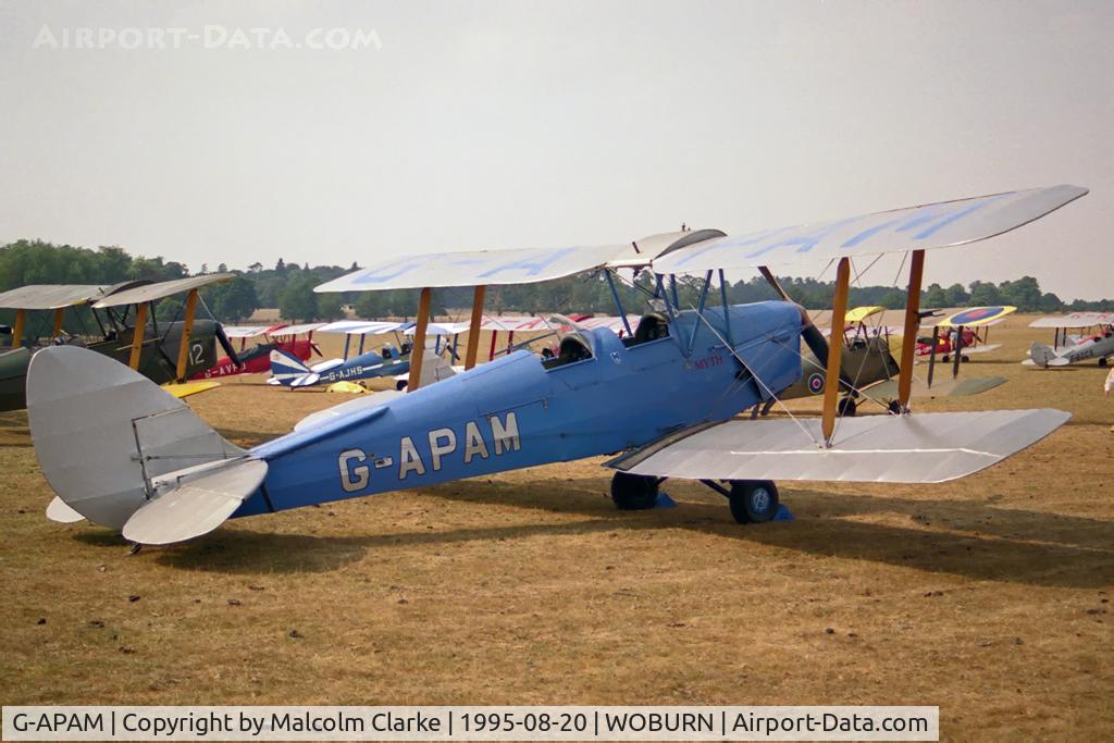 G-APAM, 1939 De Havilland DH-82A Tiger Moth II C/N 3874, De Havilland DH82A Tiger Moth ll at Woburn Abbey in 1995.