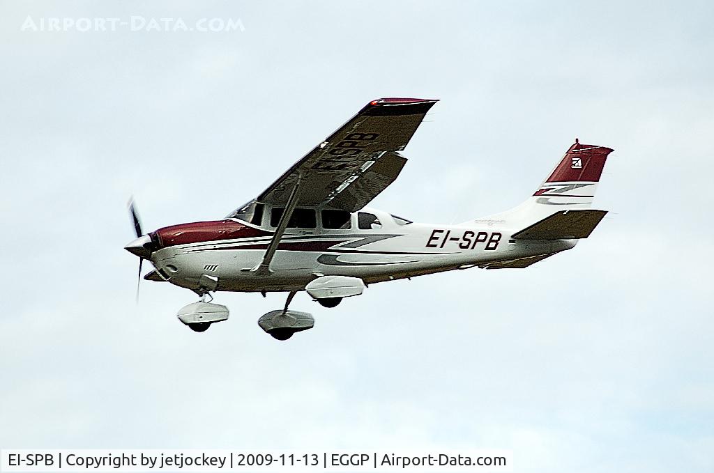 EI-SPB, 2007 Cessna T206H Turbo Stationair Turbo Stationair C/N T20608753, On short finals into LPL John Lennon