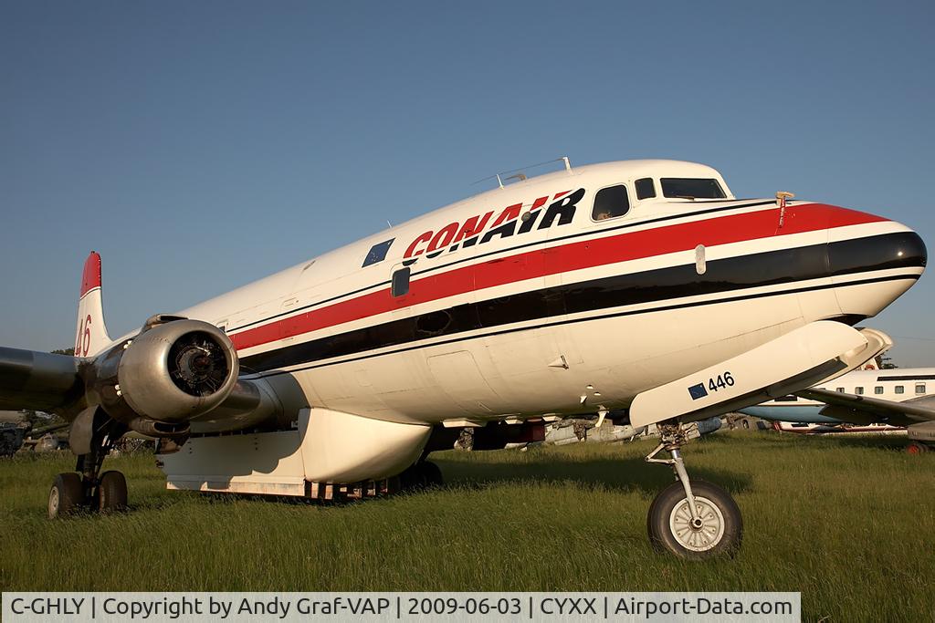 C-GHLY, 1958 Douglas DC-6B (C-118) C/N 45501, Conair DC6