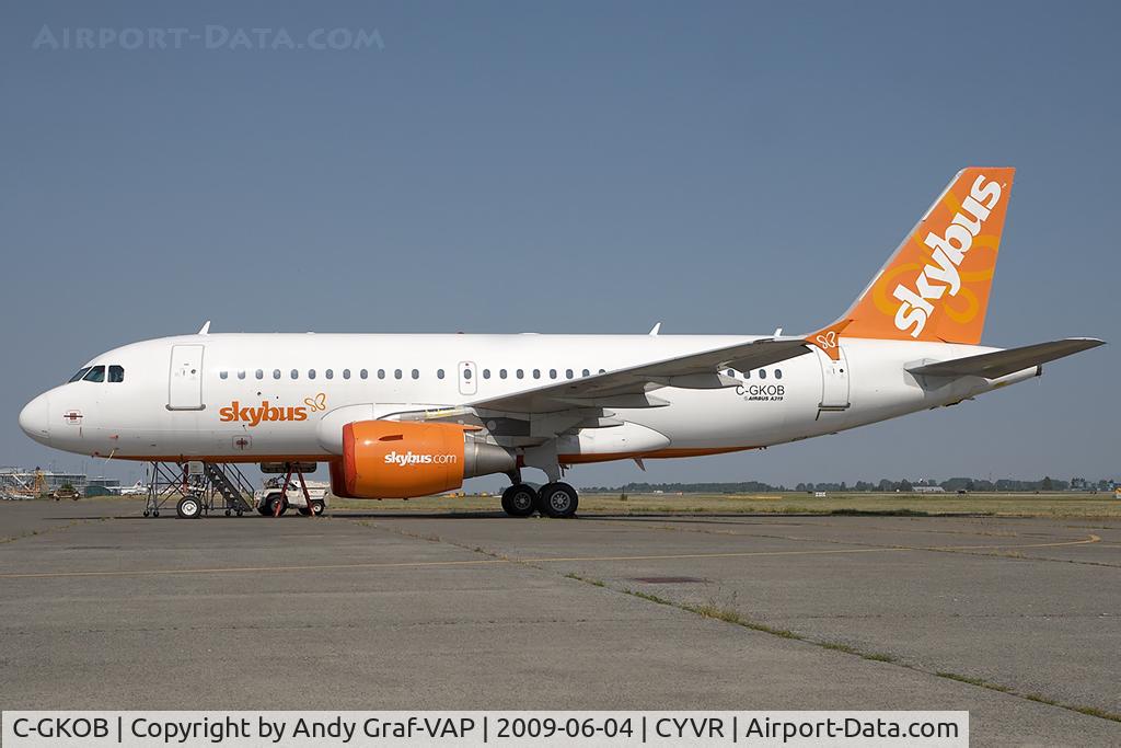 C-GKOB, 2002 Airbus A319-112 C/N 1853, Skybus A319