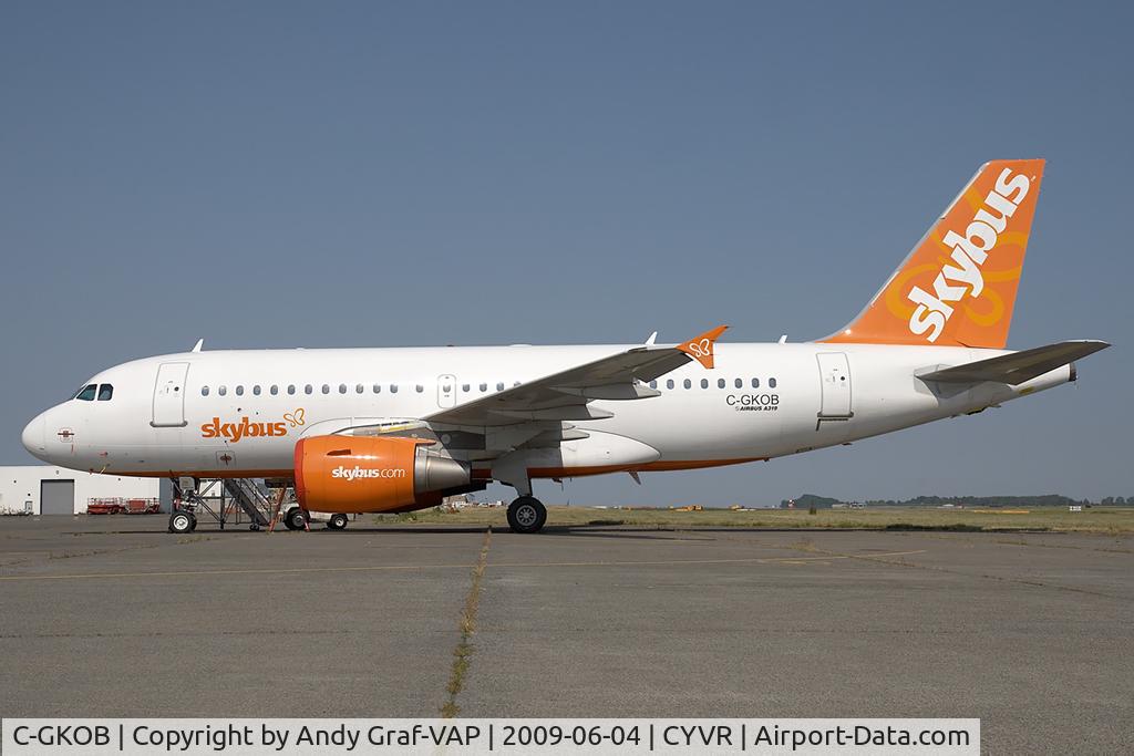 C-GKOB, 2002 Airbus A319-112 C/N 1853, Skybus A319