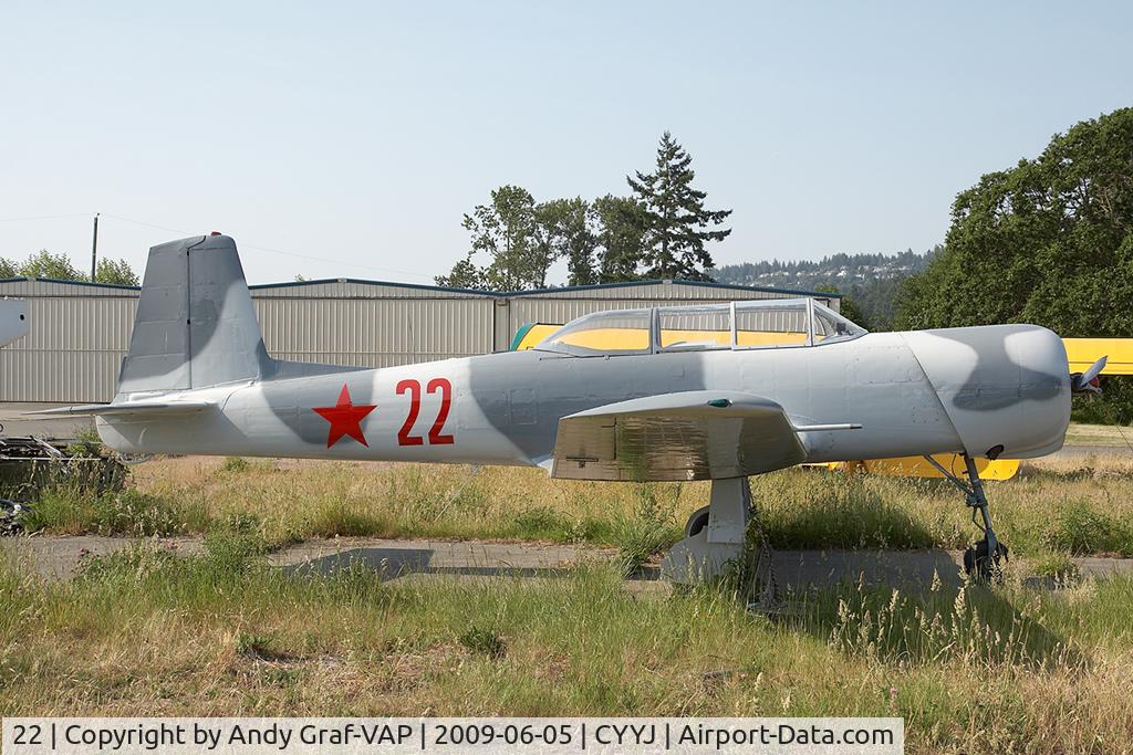22, 1990 Yakovlev Yak-52 C/N 9010410, Yak-22