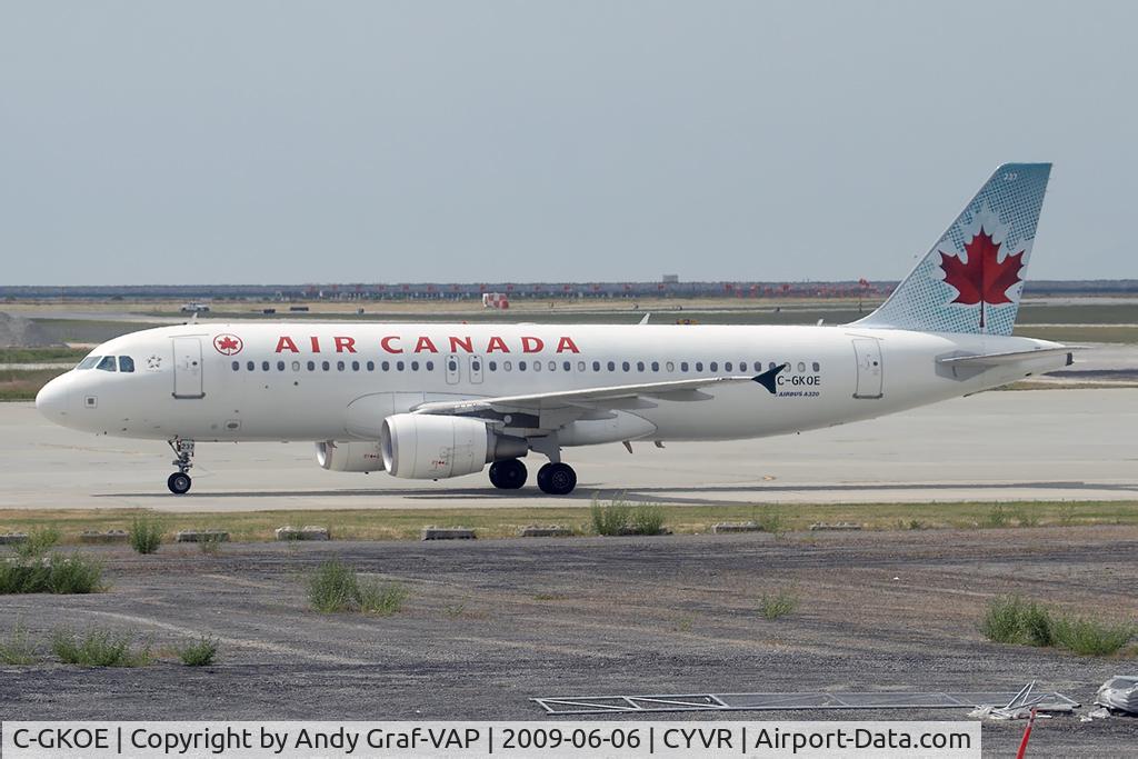 C-GKOE, 2002 Airbus A320-214 C/N 1874, Air Canada A320