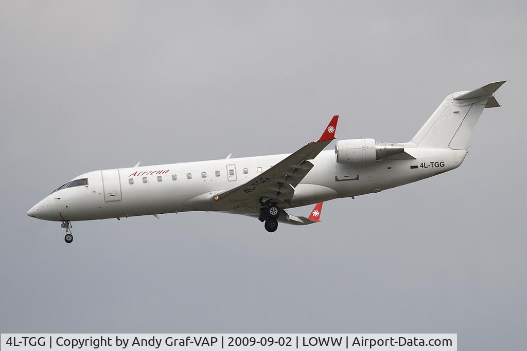 4L-TGG, 2000 Canadair CRJ-200LR (CL-600-2B19) C/N 7386, Georgian Airlines CRJ