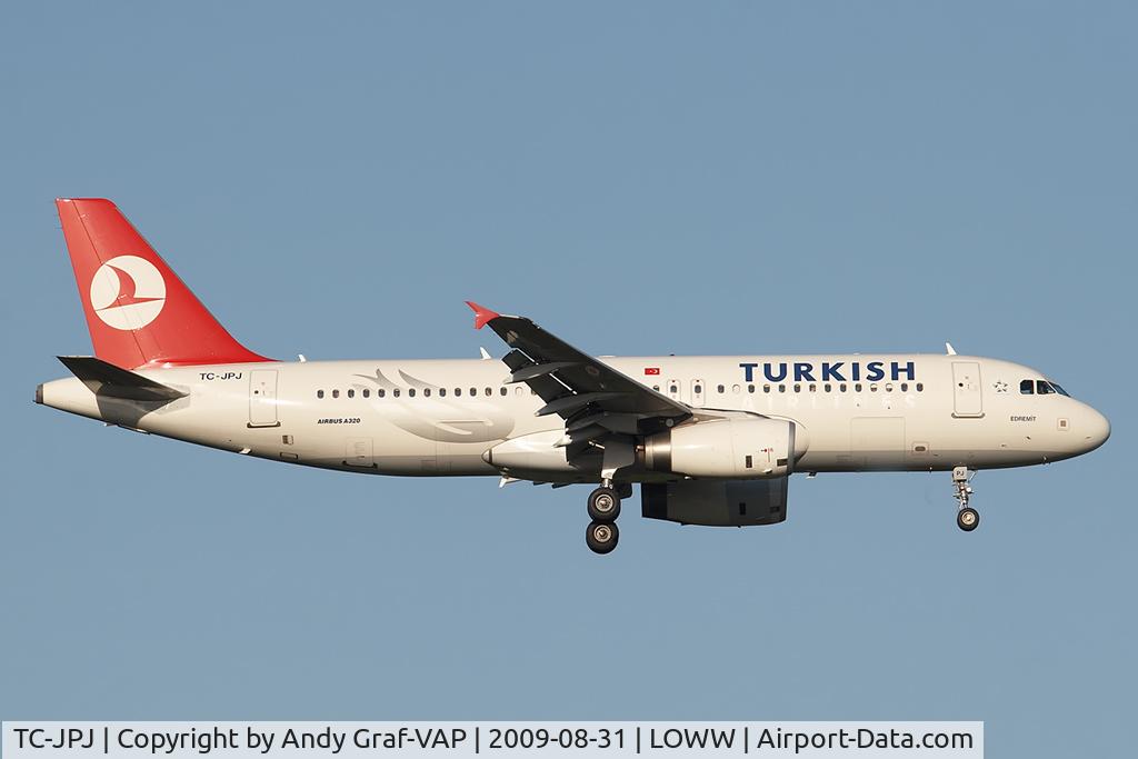 TC-JPJ, 2007 Airbus A320-232 C/N 3239, Turkish Airlines A320