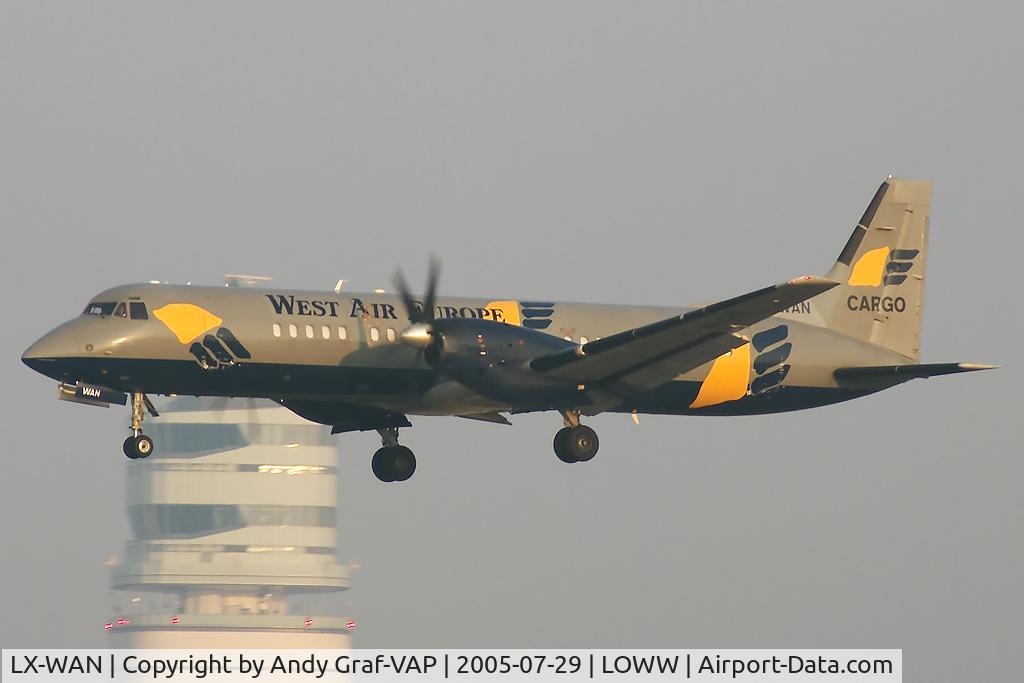 LX-WAN, 1989 British Aerospace ATP C/N 2020, West Air Europe ATP