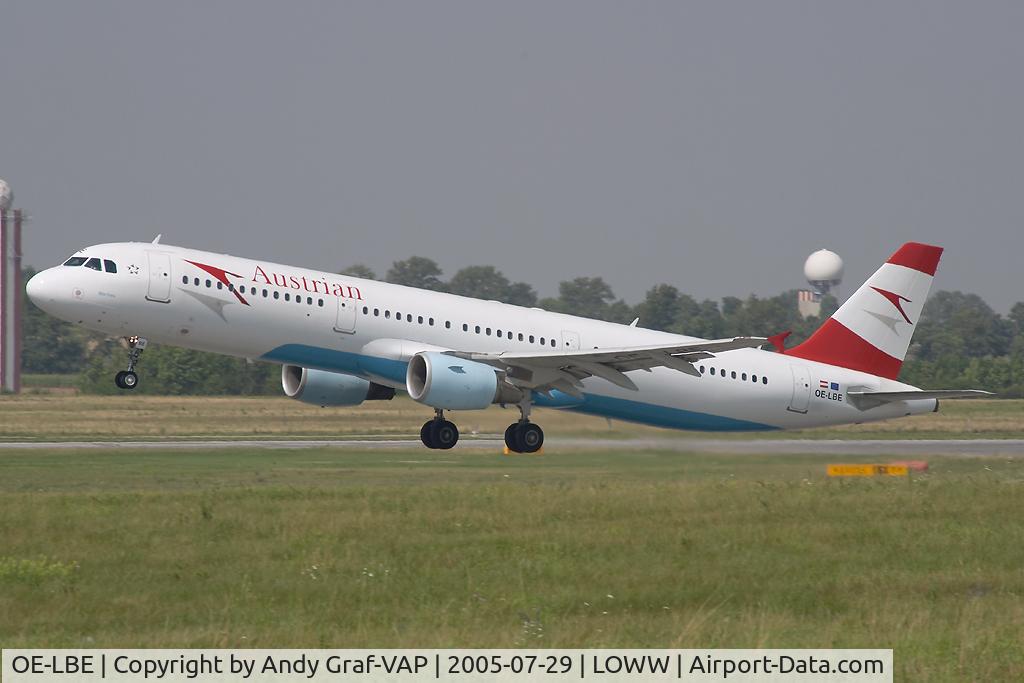 OE-LBE, 1998 Airbus A321-211 C/N 935, Austrian Airlines A321