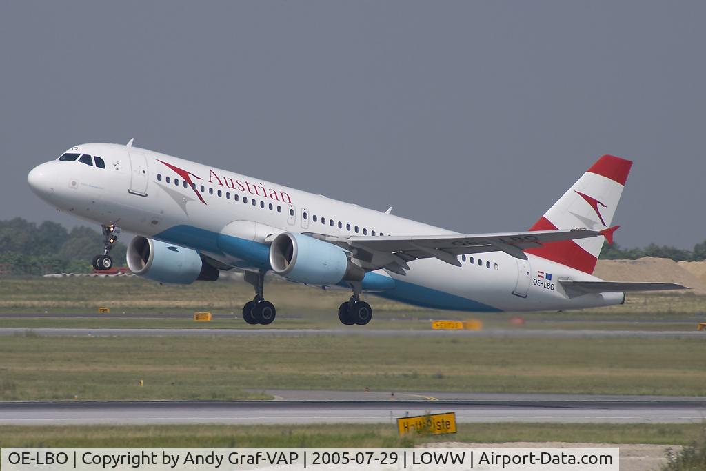 OE-LBO, 1998 Airbus A320-214 C/N 776, Austrian Airlines A320
