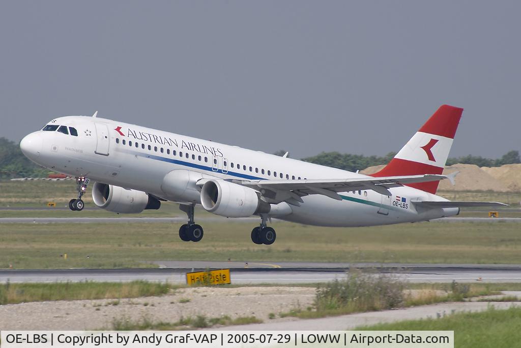 OE-LBS, 2000 Airbus A320-214 C/N 1189, Austrian Airlines A320