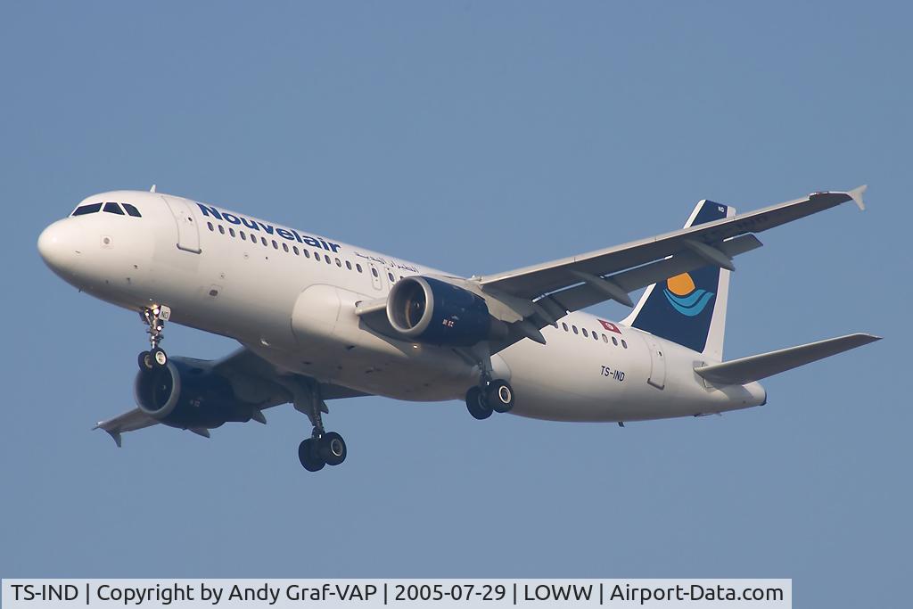 TS-IND, 1992 Airbus A320-212 C/N 348, Nouvelair A320