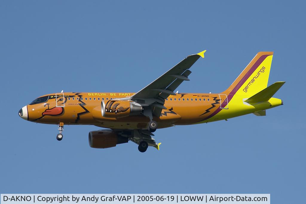 D-AKNO, 1999 Airbus A319-112 C/N 1147, Germanwings A319